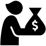 Invest Money Investment Investor Donor SVG Icon